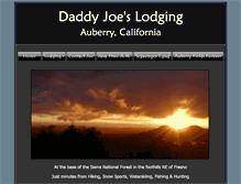 Tablet Screenshot of daddyjoes.com